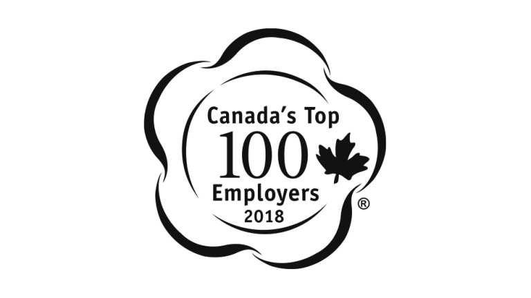 Canada's Top 100 Employers 2018 award