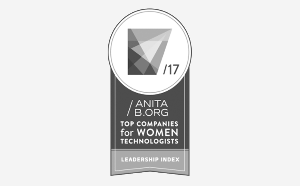 AnitaB.org top companies woman technologists award logo