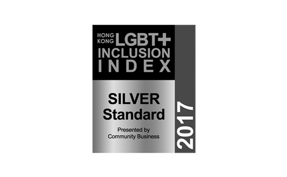 Hong Kong LGBT Inclusion Index 2017 silver standard award