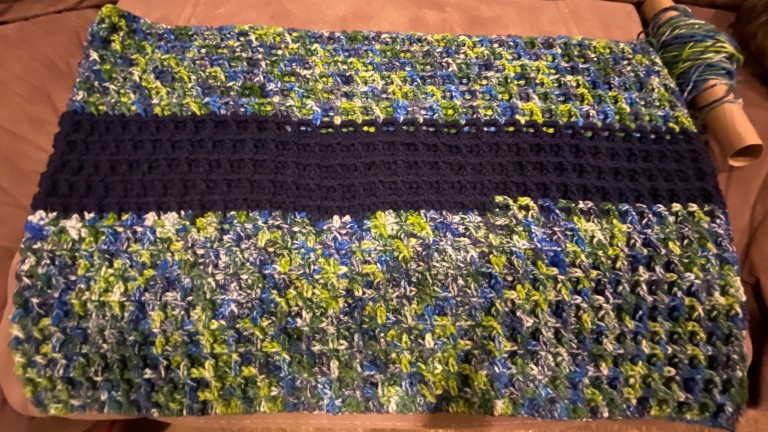 Afghan in progress 3