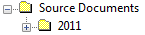 User-created subfolder