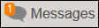 Messages menu with alert