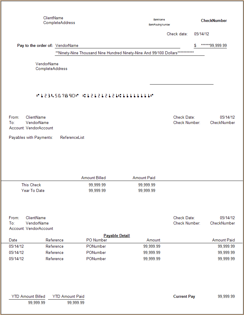 Forms CS 329L Top Check MICR