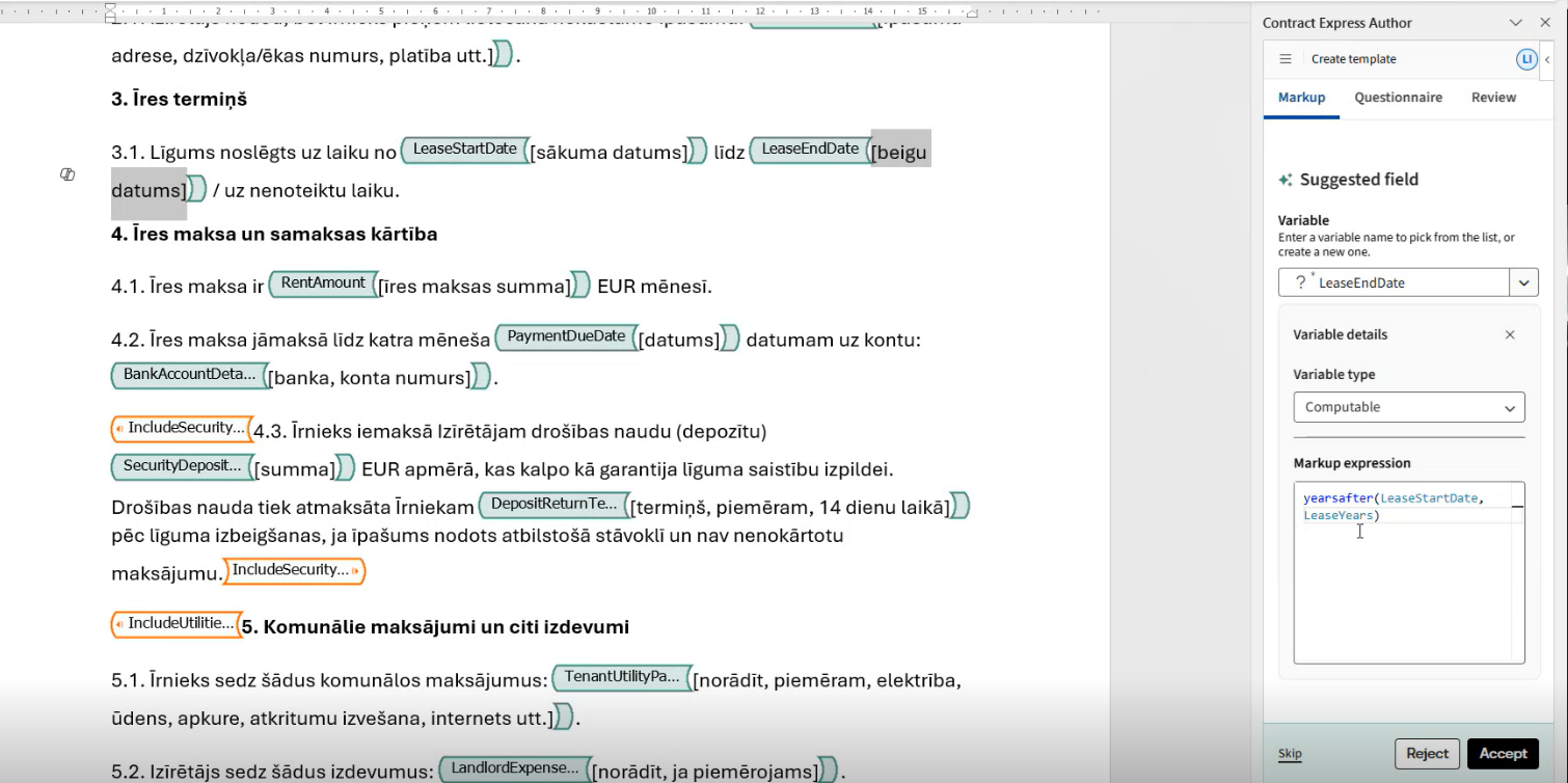 Computable variables.