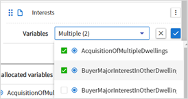 Multiple variable allocation.