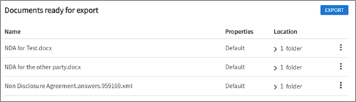 Document is ready for exporting.
