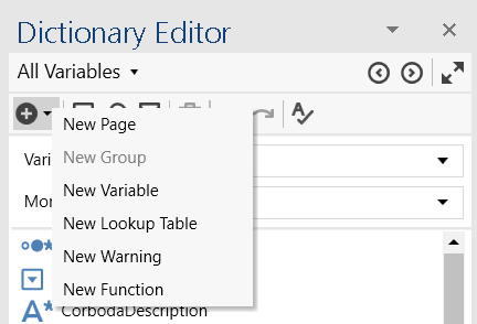 Adding a variable to the Dictionary