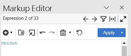 Updating markups using Markup Editor.