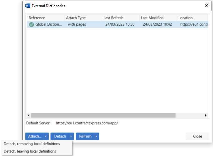 Detach removing/leaving local definitions.