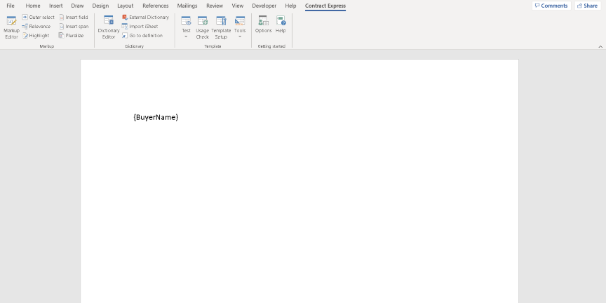 New variable added using variable editor