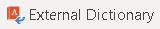 External Dictionary icon.