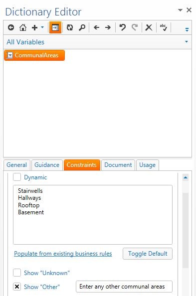 Entering multiple options to get the output as muti select checkboxes.