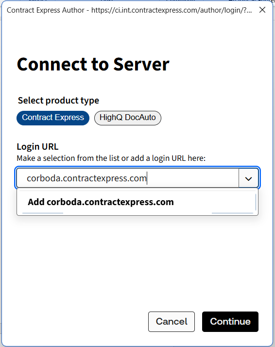 Connecting to servers.