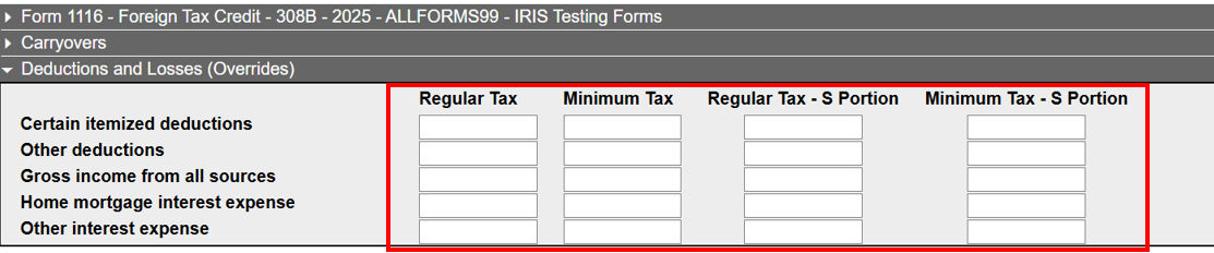 Form 1116