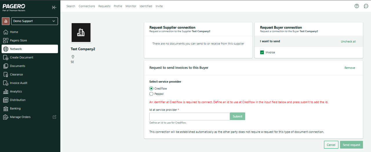 Buyer connection form