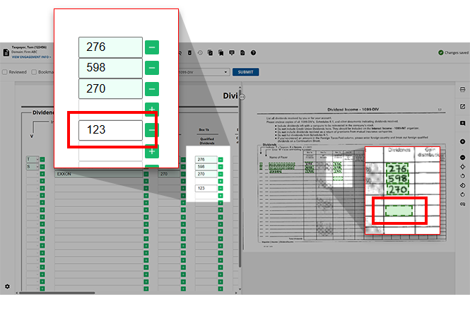Newly added document field