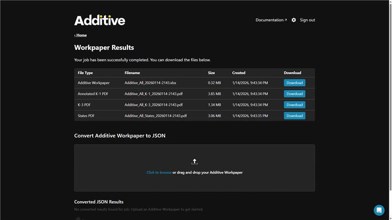Additive home page