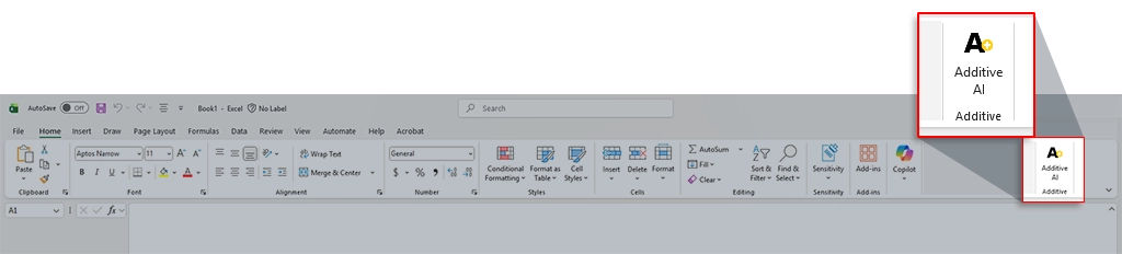 Additive add-in icon