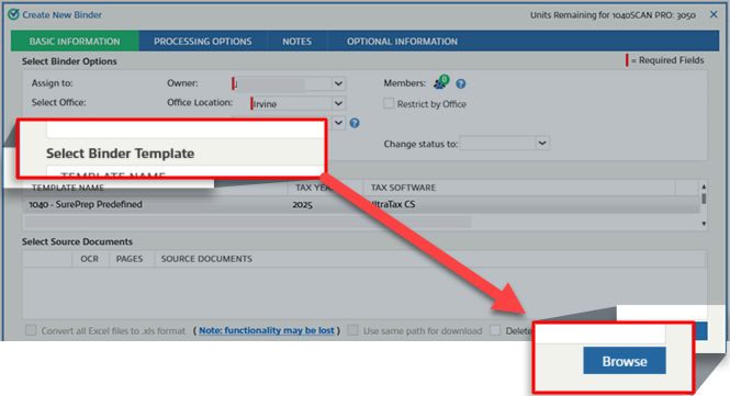 Browse source documents