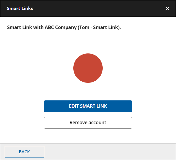 Select Remove account