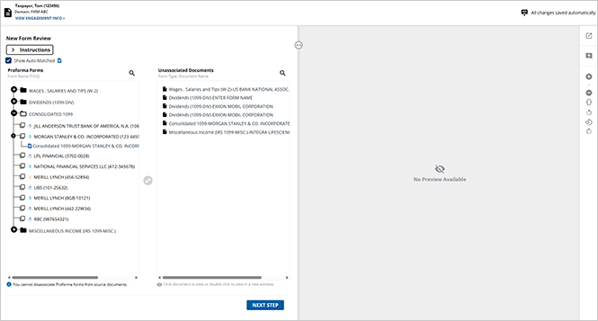 New Form Review Wizard
