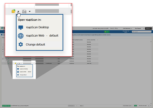 Select your Personal Default method
