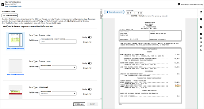 Pre-verification wizard overview