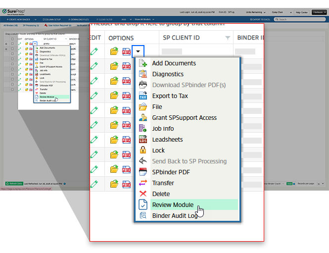 Select Review Module