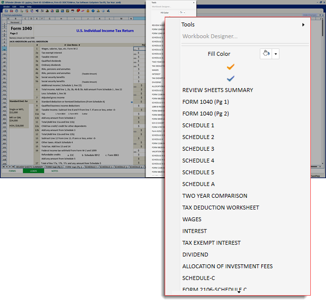 Right-click the navigation menu.