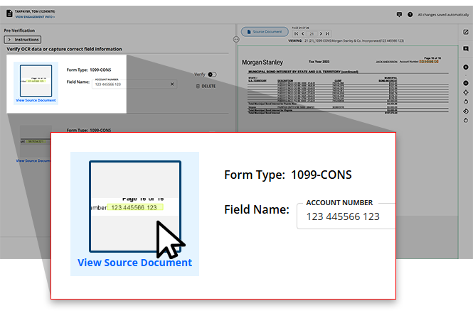 Select View Source Document