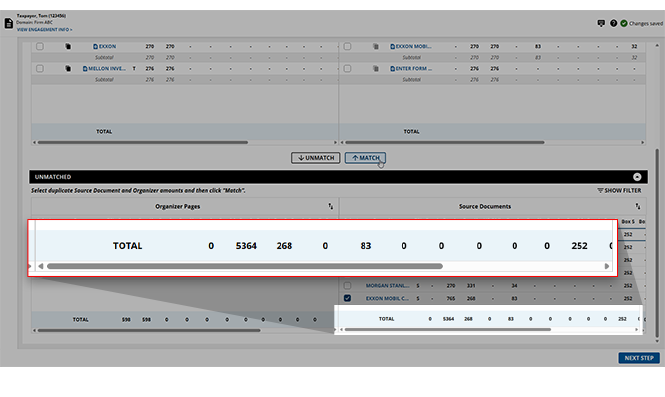 Source documents total