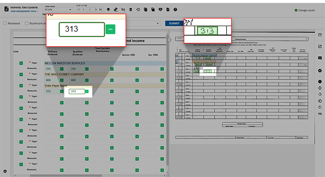 Enter a value into the field