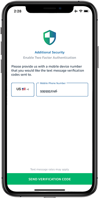 Additional Security mobile number