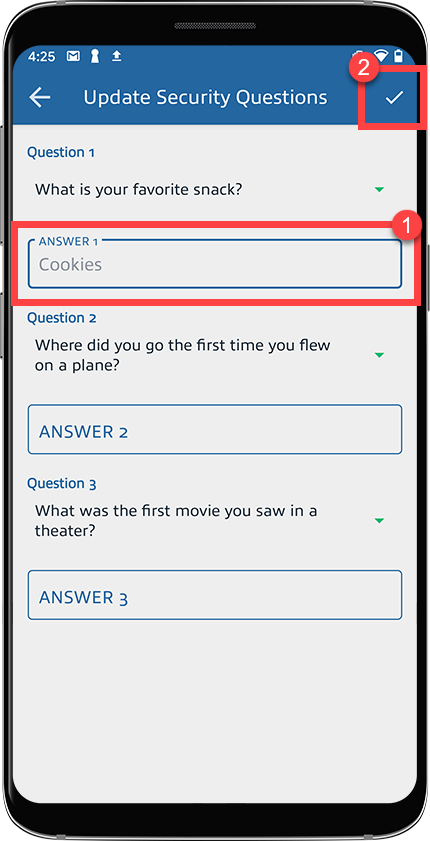 Enter the answer and save