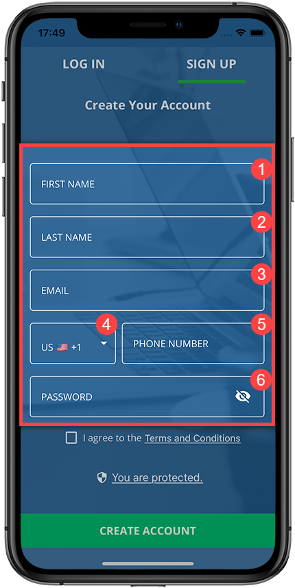 Provide user details