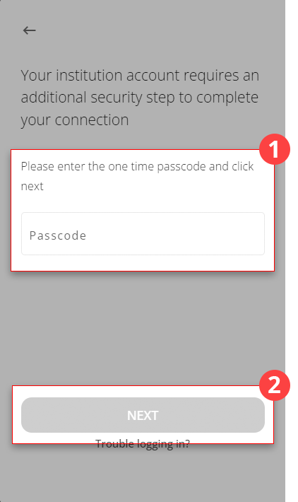 Enter your passcode if requested