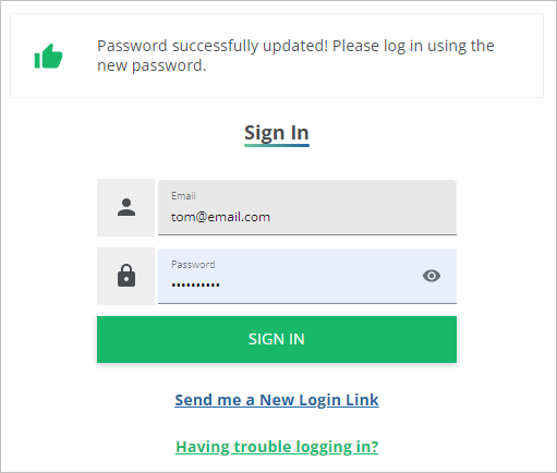 Sign back into your TaxCaddy account