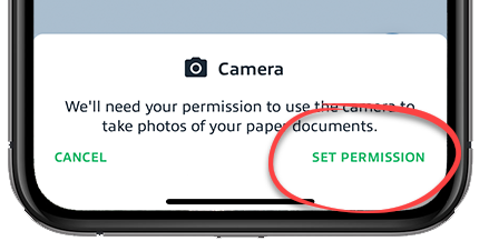 Select SET PERMISSION