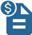 Tax return icon