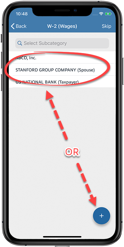 Select a subcategory