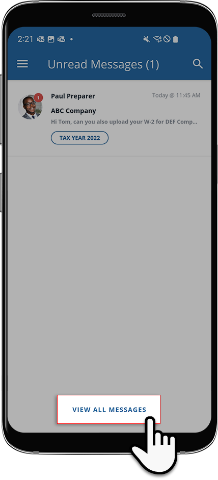 Select VIEW ALL MESSAGES