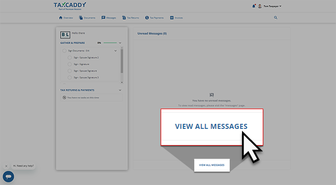 Select VIEW ALL MESSAGES
