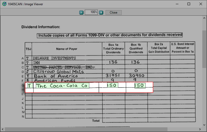 Value highlighted in green.