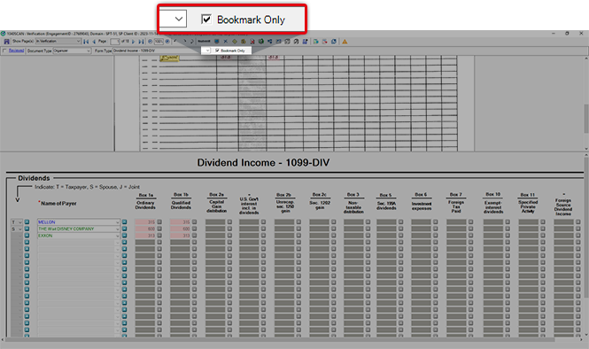 Bookmark Only checkbox selected.