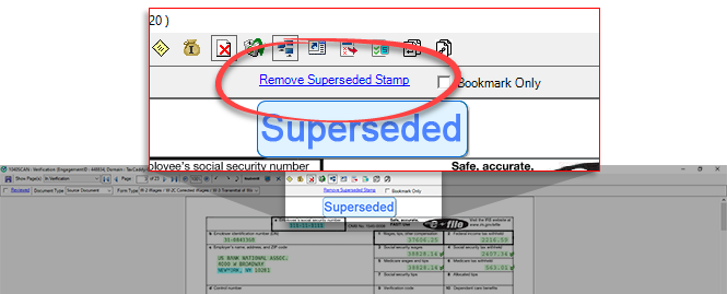 Remove Superseded Stamp.
