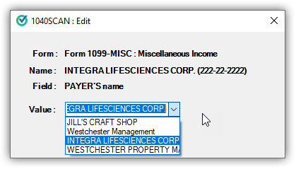 Select a value from the Value drop-down menu.