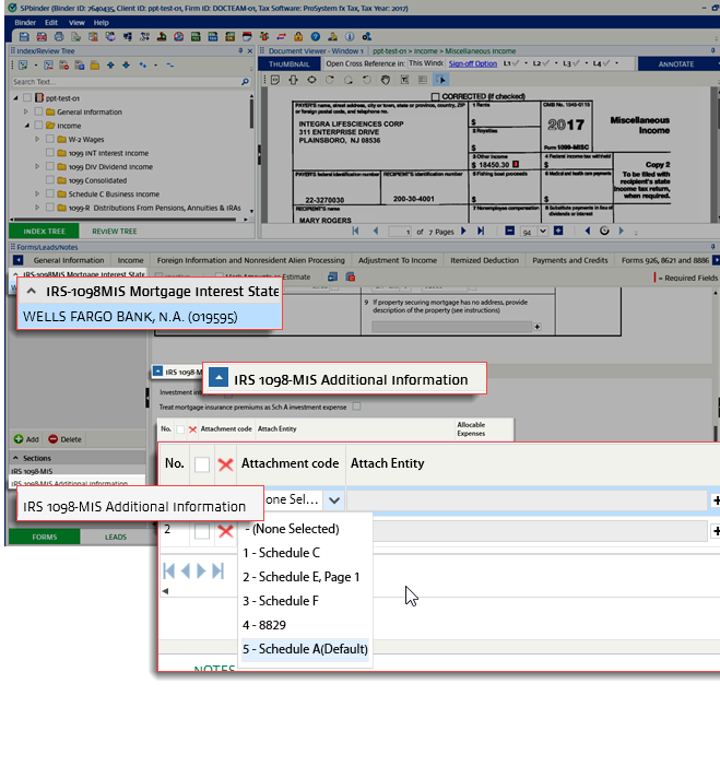 Create a link through the Form tab