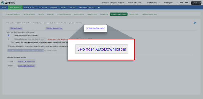 Select SPbinder AutoDownloader