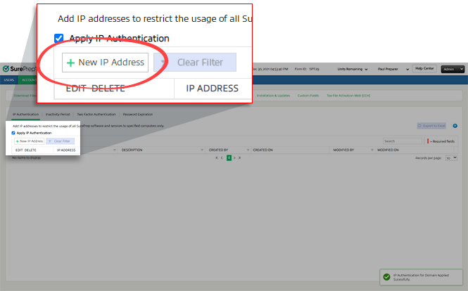 Select&nbsp;New IP Address