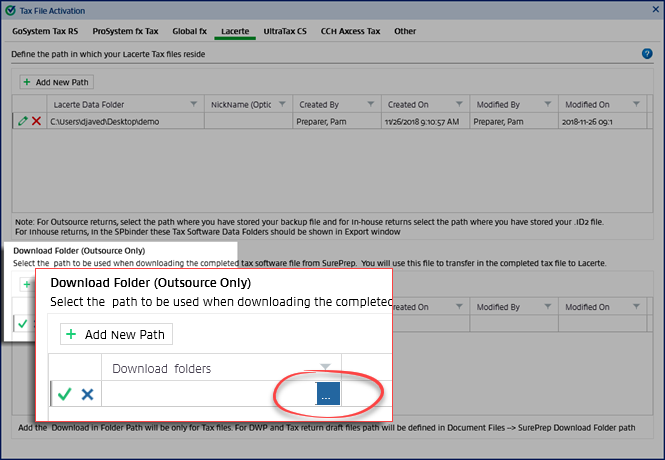 Select the Browse icon